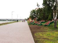 Welcome in Omsk at the Irtysh river